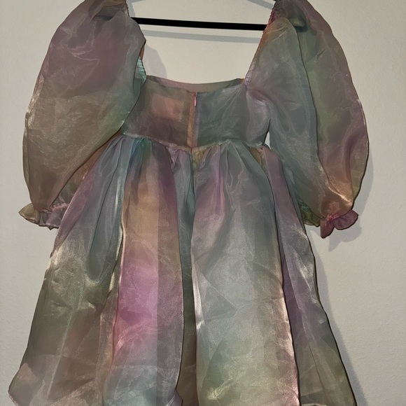 Selkie rainbow puff dresss original rainbow bow first release HTF number size 2 - Picture 12 of 12